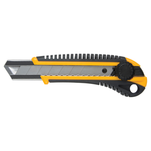 Couteau ATK800, 25 mm, Acier au carbone, Robuste, Prise en Caoutchouc Cantin et fils
