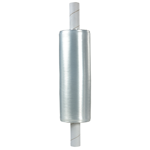 Film &eacute;tirable &agrave; la main, moyeu allong&eacute;, Calibre 80 (20,3 microm&egrave;tres), 20" x 1000', Transparent Cantin et fils
