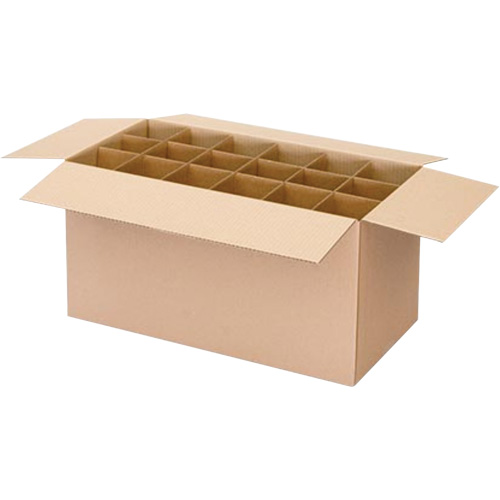 Boîte d'exp&eacute;dition pour cannettes a&eacute;rosols, 12-1/4" lo x 9-3/16" la x 10-5/16" h, ondulations C Cantin et fils