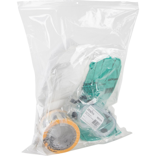 Poly Bags, Reclosable, 20" x 15", 2 mils Cantin et fils