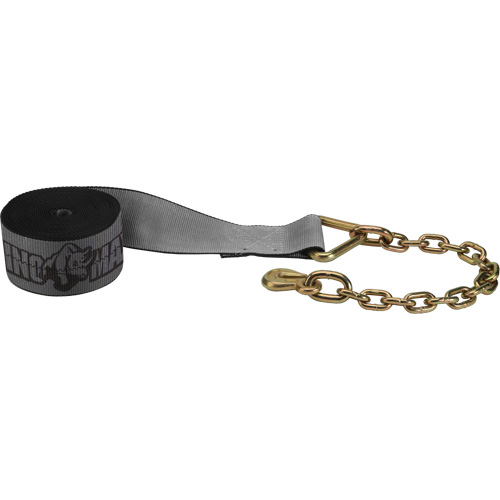 Winch Strap with Chain Anchor Cantin et fils