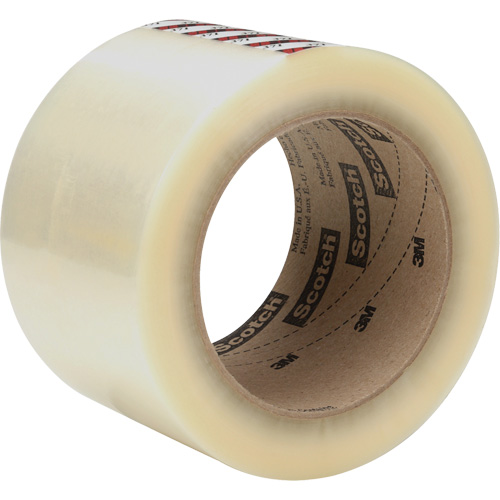 Scotch&reg; Box Sealing Tape 371, Rubber Adhesive, 1.2 mils, 72 mm (2-4/5") x 100 m (328') Cantin et fils