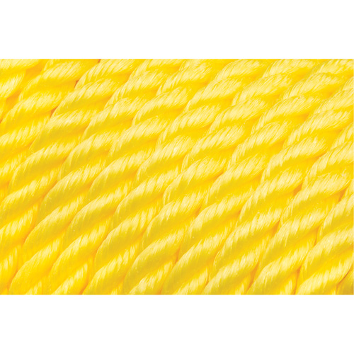 5/8" Braided Yellow Rope, Polypropylene, 200' Cantin et fils