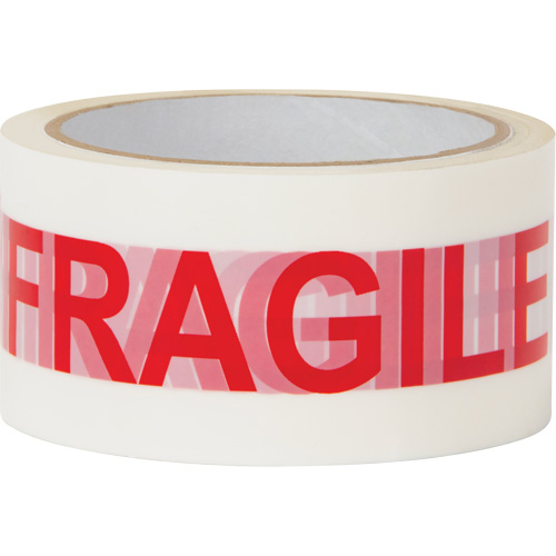 "Fragile" Box Sealing Tape, Hot Melt Adhesive, 2 mils, 48 mm (2") x 100 m (328') Cantin et fils