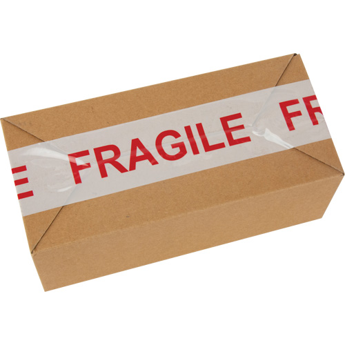 "Fragile" Box Sealing Tape, Hot Melt Adhesive, 2 mils, 48 mm (2") x 100 m (328') Cantin et fils