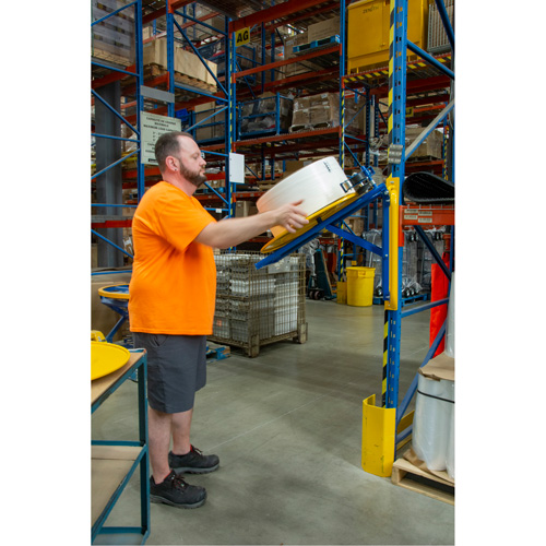 Strapping Dispenser, Polyester/Steel/Polypropylene Straps, 16"/8" Core Dia., 3"/8"/6" Roll Width Cantin et fils