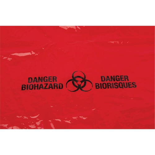 Waste Bags, Bio-Hazard, 38" L x 30" W, 2 mils Cantin et fils