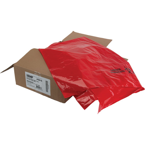 Sacs &agrave; d&eacute;chets, Biorisque, 50" lo x 37" la, 2 mils Cantin et fils