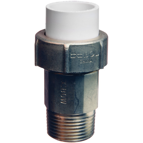 Raccord union, 3/4", Laiton/PVC-C Cantin et fils