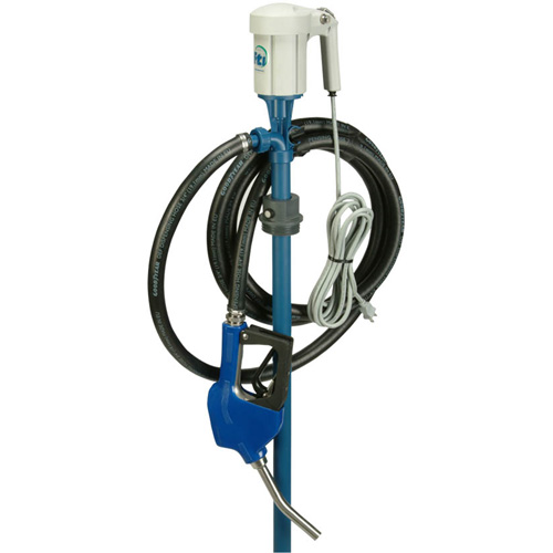 Trousse de pompe pour baril EFP-40 avec moteur S1 avec accessoires pour fluide d&eacute;chappement diesel (DEF), Polypropyl&egrave;ne/Acier inoxydable Cantin et fils