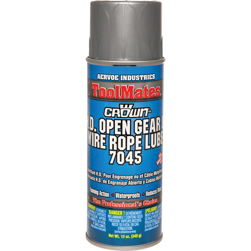Open Gear & Wire Rope Lubricant, Aerosol Can Cantin et fils