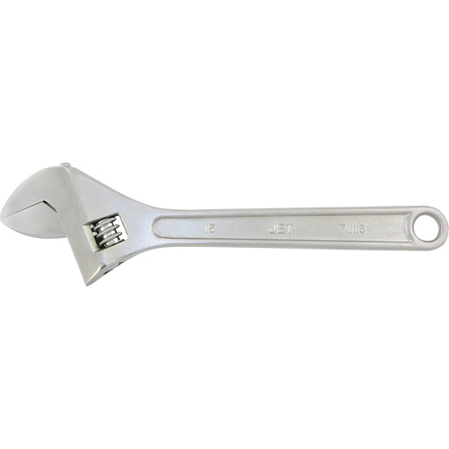 AW-15 Adjustable Wrench, 15" L, 1-7/8" Max Width, Chrome Cantin et fils
