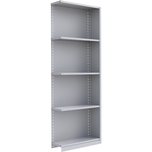 Interlok Shelving Unit, Steel, Boltless, 800 lbs. Capacity, 36" W x 100" H x 12" D Cantin et fils