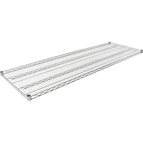Wire Shelf for Heavy-Duty Chromate Wire Shelving, 60" W x 18" D, 600 lbs. Capacity Cantin et fils