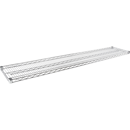 Tablette en treillis pour &eacute;tag&egrave;re robuste en treillis chromat&eacute;, 60" la x 14" p, Capacit&eacute; de 600 lb Cantin et fils