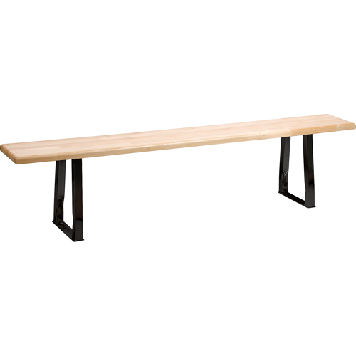 Locker Room Bench, Wood, 72" L x 9-1/2" W x 16-1/2" H Cantin et fils