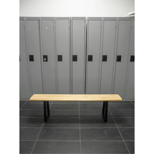 Locker Room Bench, Wood, 72" L x 9-1/2" W x 16-1/2" H Cantin et fils