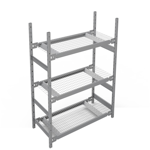 &eacute;tag&egrave;re de grande largeur, Acier, Sans boulons, Capacit&eacute; 1340 lb, 42" la x 60" h x 18" p Cantin et fils