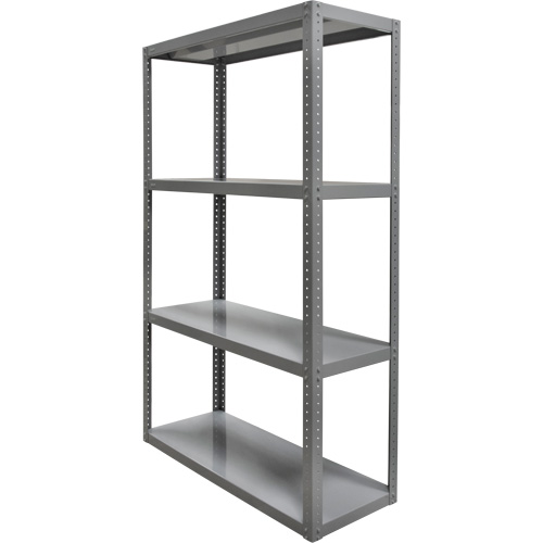 Heavy-Duty Shelving, Steel, Bolted, 3000 lbs. Capacity, 36" W x 72" H x 24" D Cantin et fils