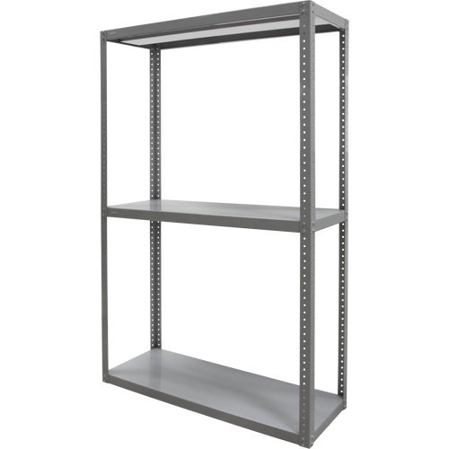 &eacute;tag&egrave;re robuste, Acier, Boulonn&eacute;, Capacit&eacute; 3000 lb, 36" la x 72" h x 24" p Cantin et fils