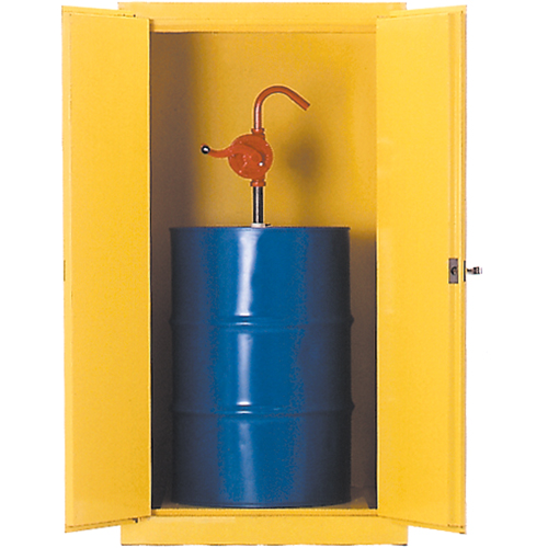 Armoires de s&eacute;curit&eacute; pour barils, Capacit&eacute; de 55 gal. US, Jaune Cantin et fils