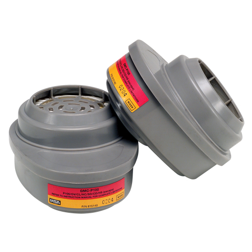 Advantage&reg; Respirator Cartridges, Gas/Vapour Cartridge, Organic Vapour/Acid Gas/P100 Cantin et fils