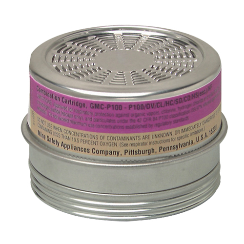 Cartouches pour respirateurs Comfo, Cartouche gaz/vapeur, Vapeurs organiques/Gaz acides Cantin et fils
