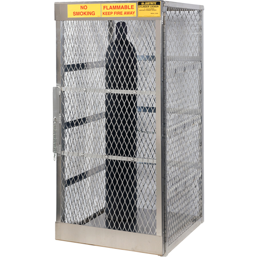 Armoires en aluminium pour bouteilles GPL, nbre de bouteilles: 10, 30" , 32" , 65" , Argent Cantin et fils