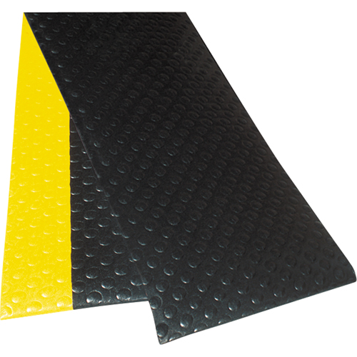 Tapis &agrave; surface &agrave; bulles Sof-Tred No 417 avec Dyna-Shield, &agrave; bulles, 3' x 6' x 1/2", Noir, PVC Cantin et fils