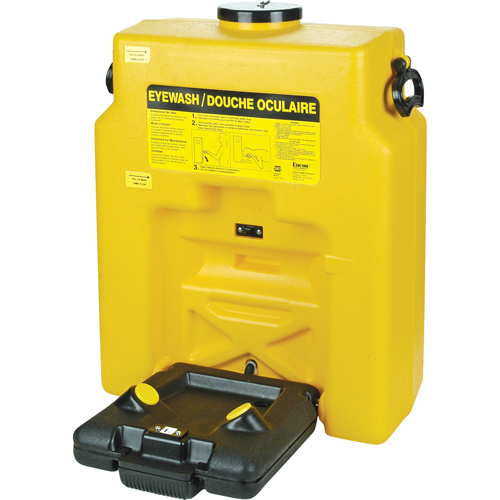 Eyewash, Gravity-Fed, 14 gal. Capacity, Meets ANSI Z358.1 Cantin et fils