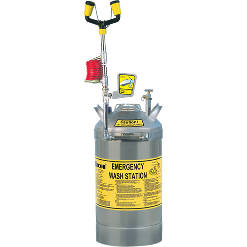 Self-Contained Eyewash Station, Pressurized, 13 gal. Capacity, Meets ANSI Z358.1 Cantin et fils