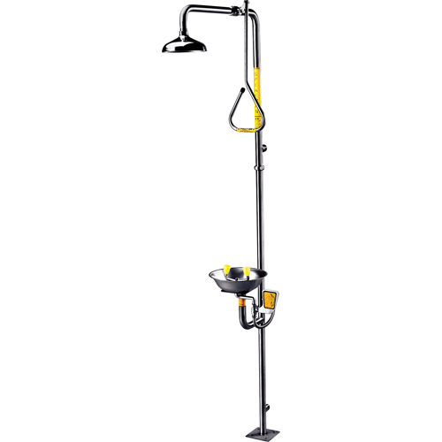 Combinaison de douche & douche oculaire/faciale a&eacute;r&eacute;e Safe-T-Zone Cantin et fils
