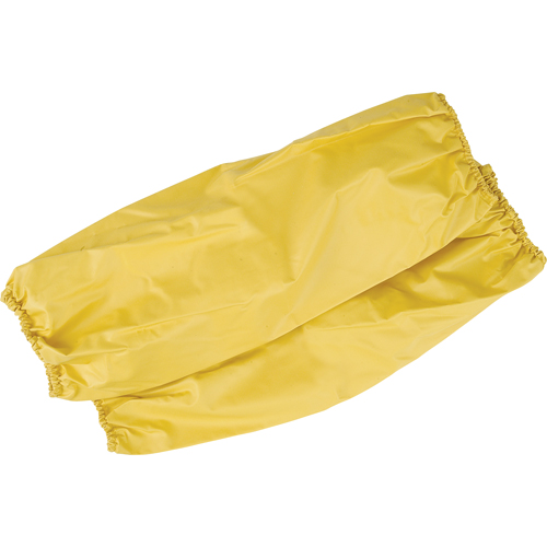 Manchettes jetables avec poignet &eacute;lastique, Longueur de 18", Polyester/PVC, Jaune Cantin et fils
