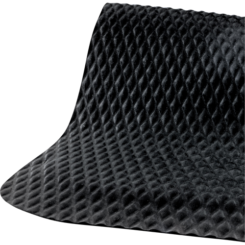 Tapis Hog Heaven no 422, Losange, 3-3/4' x 5-3/4' x 7/8", Noir, Nitrile Cantin et fils