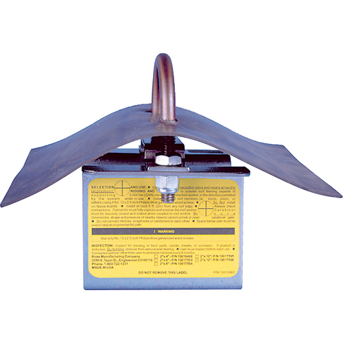 Ancrage permanent pour toiture, Toit, Usage Permanent Cantin et fils