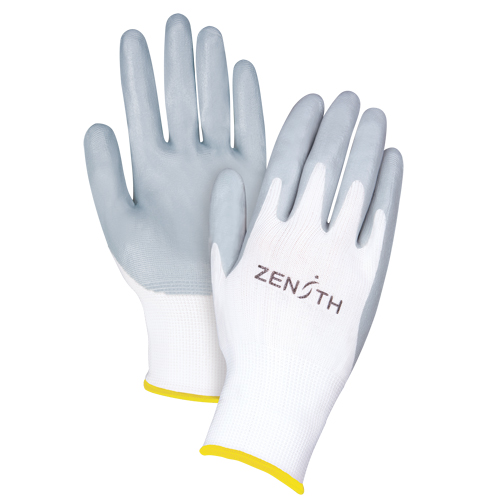 Gants l&eacute;gers enduits et respirants, 11/2T-Grand, R&ecirc;vetement Mousse de nitrile, Calibre 13, Enveloppe en Polyester Cantin et fils