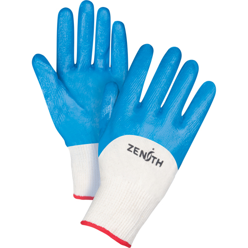 Seamless-Knit Medium-Weight Coated Gloves, 7/Small, Nitrile Coating, 13 Gauge, Cotton Shell Cantin et fils