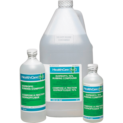 Isopropyl Rubbing Alcohol, Liquid, Antiseptic Cantin et fils
