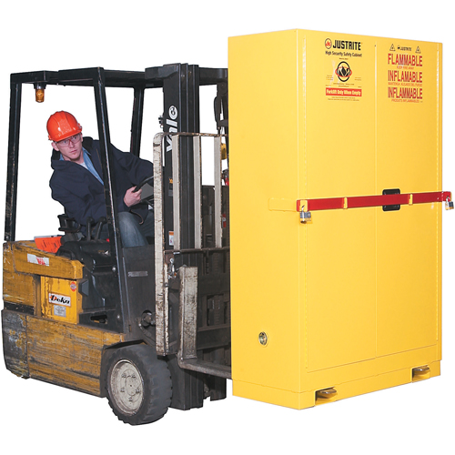 High Security Flammables Safety Cabinet with Steel Bar, 45 gal., 2 Shelves Cantin et fils