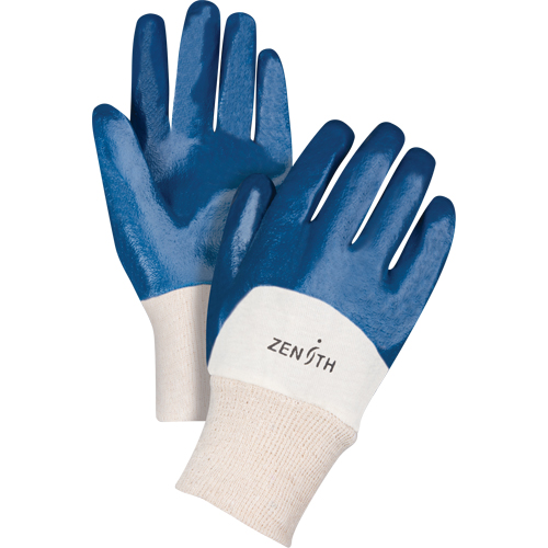 Gants &agrave; doublure interlock de poids moyen, 8/Moyen, R&ecirc;vetement Nitrile, Enveloppe en Coton Cantin et fils