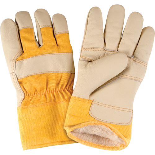 Standard-Duty Winter-Lined Fitters Gloves, X-Large, Grain Cowhide Palm, Boa Inner Lining Cantin et fils