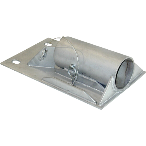 Syst&egrave;mes de sauvetage en espaces clos XTIRPA de Innova - Base murale en acier inoxydable Cantin et fils