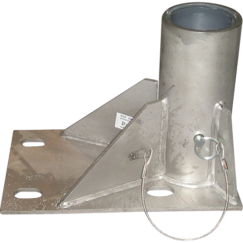Syst&egrave;mes de sauvetage en espaces clos XTIRPA de Innova - Base de plancher en acier inoxydable Cantin et fils