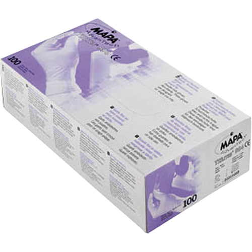 Trilites&reg; Triple Polymer Gloves, Small, Latex/Neoprene/Nitrile, 6-mil, Powder-Free, Purple Cantin et fils