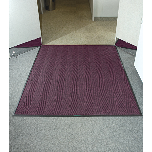 Tapis Waterhog Eco Elite, Essuie-pieds/grattoir, 4' x 6' x 3/8", Marron Cantin et fils