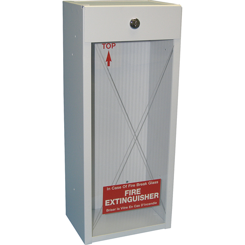 Armoires pour extincteurs mont&eacute;es sur surface, 8,5" la x 20,5" h x 6" p Cantin et fils