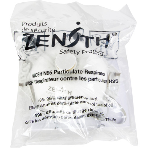 Particulate Respirators - Vend Pack, N95, NIOSH Certified, Medium/Large Cantin et fils