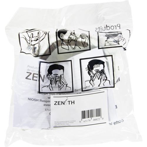 Particulate Respirators - Vend Pack, N95, NIOSH Certified, Medium/Large Cantin et fils