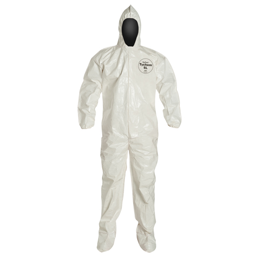 Tychem&reg; 4000 Coveralls, 2X-Large, White Cantin et fils