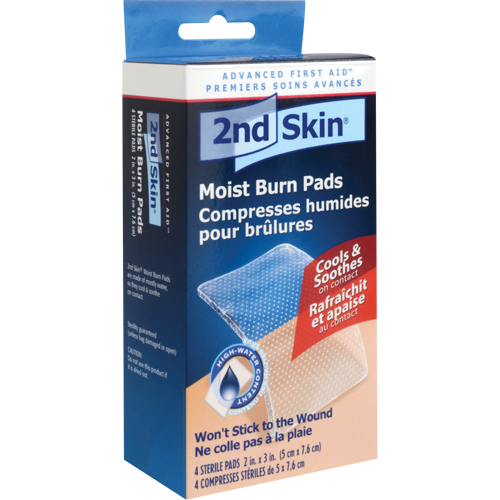 2nd Skin&reg; Moist Burn Pads, 2" x 3", Class 2 Cantin et fils